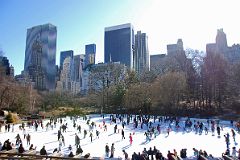 09C Wollman Rink And Buildings On Southwest Of Central Park 62 St In February